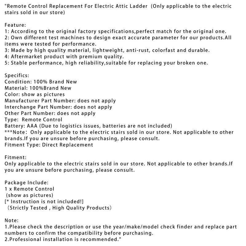 Udskiftning af fjernbetjening til elektriske loftsledere