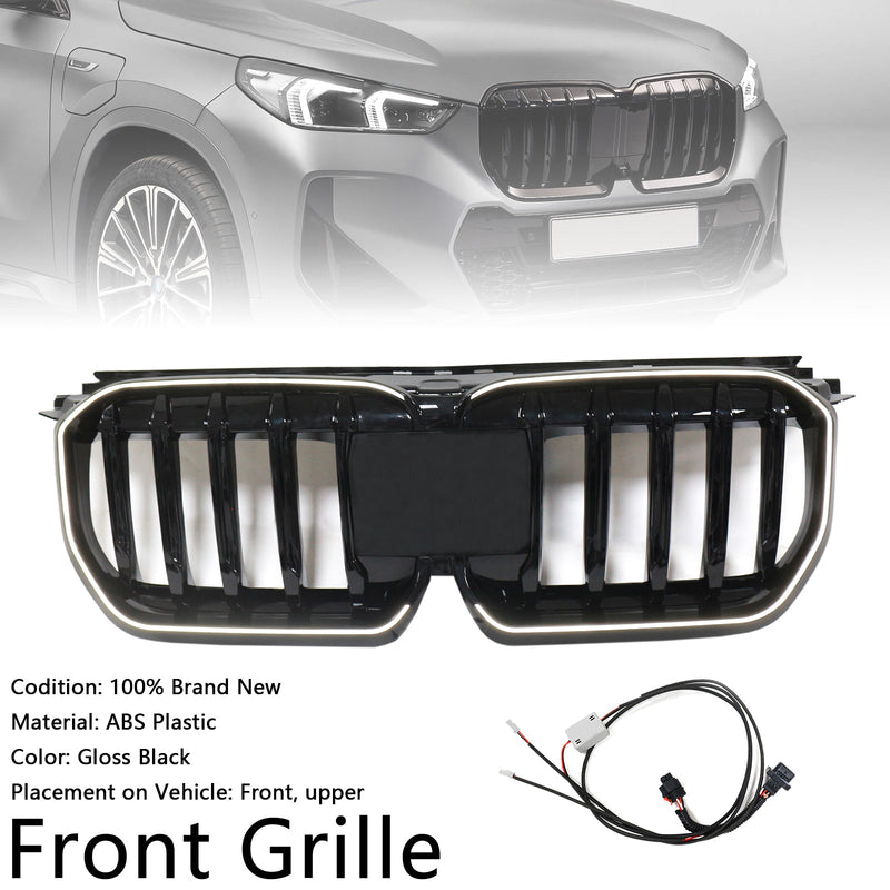 2023–2024 BMW X1 U11 U12 Glansig svart frontbädd njurgaller