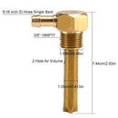 5/16"" ID Schlauch Kraftstofftankentlüftung 3/8""-18NPTF Gewinde Für kleine und große Tanks