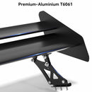 Universeller verstellbarer Double Deck GT Heckflügelspoiler aus Aluminium