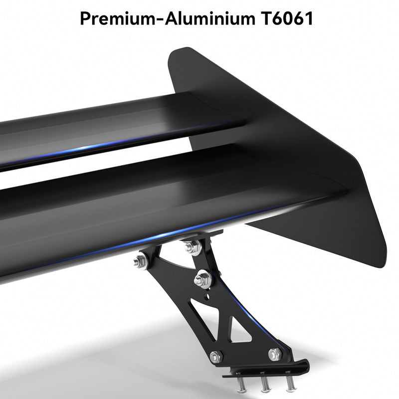 Universeller verstellbarer Double Deck GT Heckflügelspoiler aus Aluminium