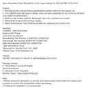 2015-2019  MK7 VW Golf /GTI /Golf R/ E-Golf  2pcs Gloss Black Door Wing Mirror Cover Caps Casing  5G0857537