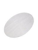 Ovales, bare lisensplate laget av aluminiumslegering, DIY, universell passform for motorsykler