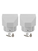 2 piezas de tapones finales de repuesto de aluminio macizo para toldo Dometic SUNCHASER II