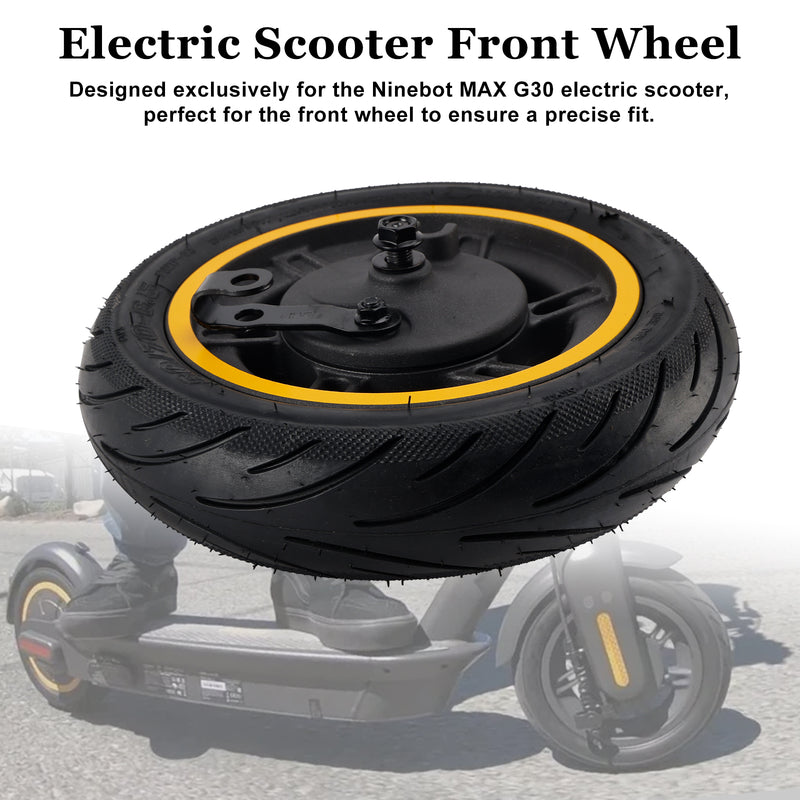 10" Solider Reifen Vorderrad 60/70-6.5 Ersatz für Ninebot Max G30 Scooter