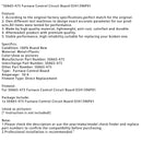 50A65-475 Uunin ohjauskortti D341396P01