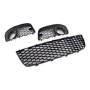 2006-2009 VW Golf MK5 GTI 3-osainen etupuskurin säleikkö, alempi + sumuvalon kansi