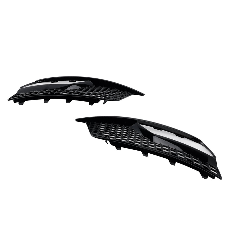 2013–2016 Audi A3 8v Limousine, kiiltävä musta, etusivuvalojen säleikön kannet