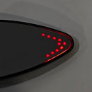 1990-2021 Sportster 883 1200 Schwarze Custom Dynamics LED-Blinkerspiegel