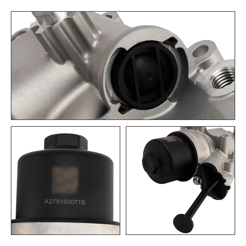 Motorölfiltergehäuse für Mercedes G63 E550 CLS63 S550 E63 11-19 2781800710