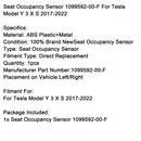 2017-2022 Tesla Model Y 3 XS Sitzbelegungssensor 1099592-00-F