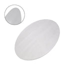 Ovales, bare lisensplate laget av aluminiumslegering, DIY, universell passform for motorsykler