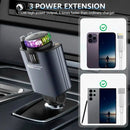 120-W-Superschnell-Autoladegerät mit einziehbarem Kabel und intelligentem Lufterfrischer-Ladegerät