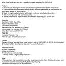 8 Stück Türscharniermuttern und -schrauben 6511744AA für Jeep Wrangler JK 2007-2019