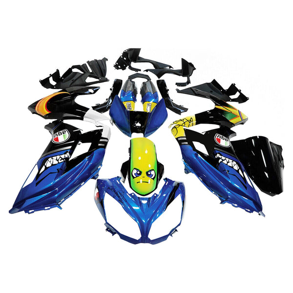 2012-2016 Kawasaki ER6F/Ninja 650 injeksjonskinnedeler kropp plast ABS