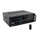 Bluetooth 5.0 HiFi Sunbuck 2000W Stereo Leistungsverstärker Karaoke FM USB SD AUX