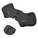 1985–2017 Touring, Softail, Dyna oder Sportster Bikes Paar CNC Hitzeschild Sattelschutz Schwarzbraun