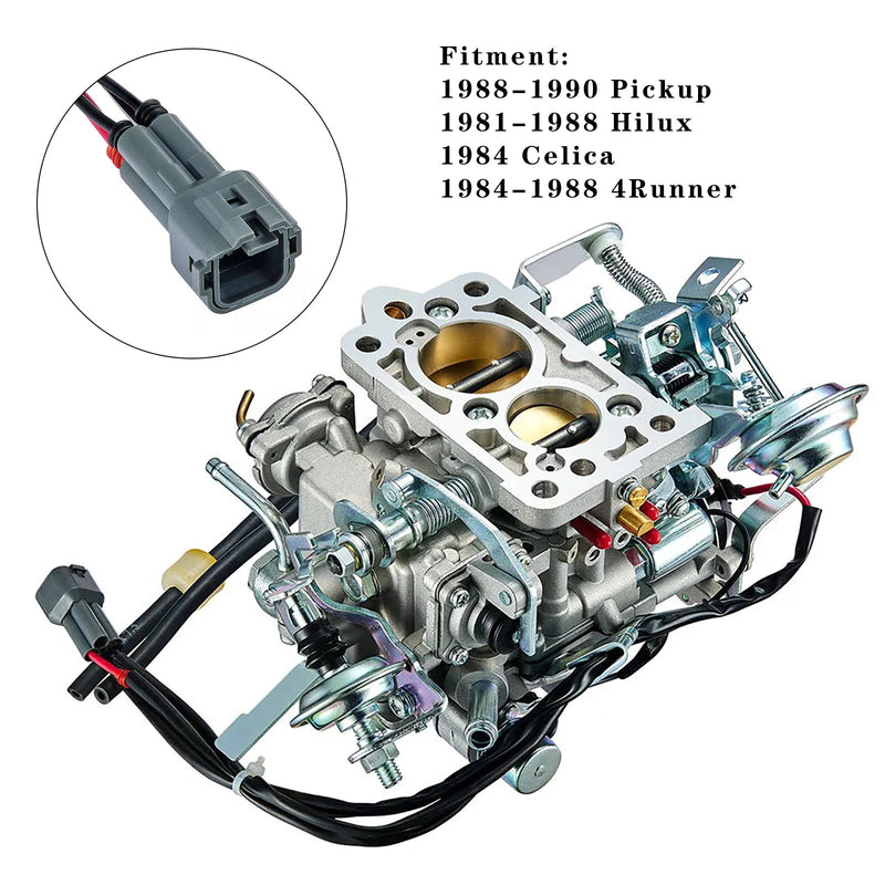 Carburador Carb 21100-35463 para Toyota Pickup SR5 22R 1981-1995 Motores 2 Barris