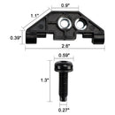 2007–2018 Jeep Wrangler JK JKU Hardtop-Befestigungsmutter mit Clip J55397093AC