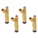 4 unidades. Bicos injetores 23250-22030 adequados para Toyota 2ZZ-GE Corolla Celica 99-08