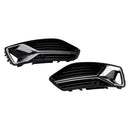 2019-2023 Audi A6 C8 2PCS Front Bumper Fog Light Cover Grille Grill 4K0807647