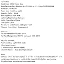 Pari sumuvalovalaisimet, joissa on lamput Ford Expeditionille 2007-2014 Clear Lens