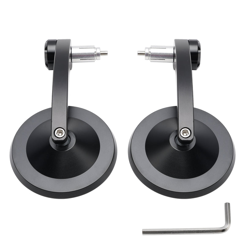 Pár motocyklů kulatý 7/8"" CNC tyčový konec Zpětná boční zrcátka Bobber Cafe Racer