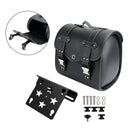 Satteltaschen- und Halterungsset, seitliche Aufbewahrung, universeller Schnellverschluss, schwarz, für Motorräder
