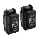 2X Konsole Fensterheber Schalter Vorne Taste für Mercedes Benz W124 S126 W190