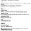 2012/03-2017/12 Subaru XV Hinterradnabenlager 28473-FJ020