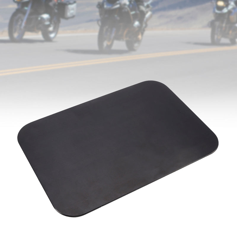 Viercecky tom lisensplate laget av aluminiumslegering, DIY, universelt egnet for motorsykkel