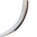 1995-2004 BMW E39 Série 5 Prata Painel de acabamento Anéis Velocímetro Painel de instrumentos 500-125