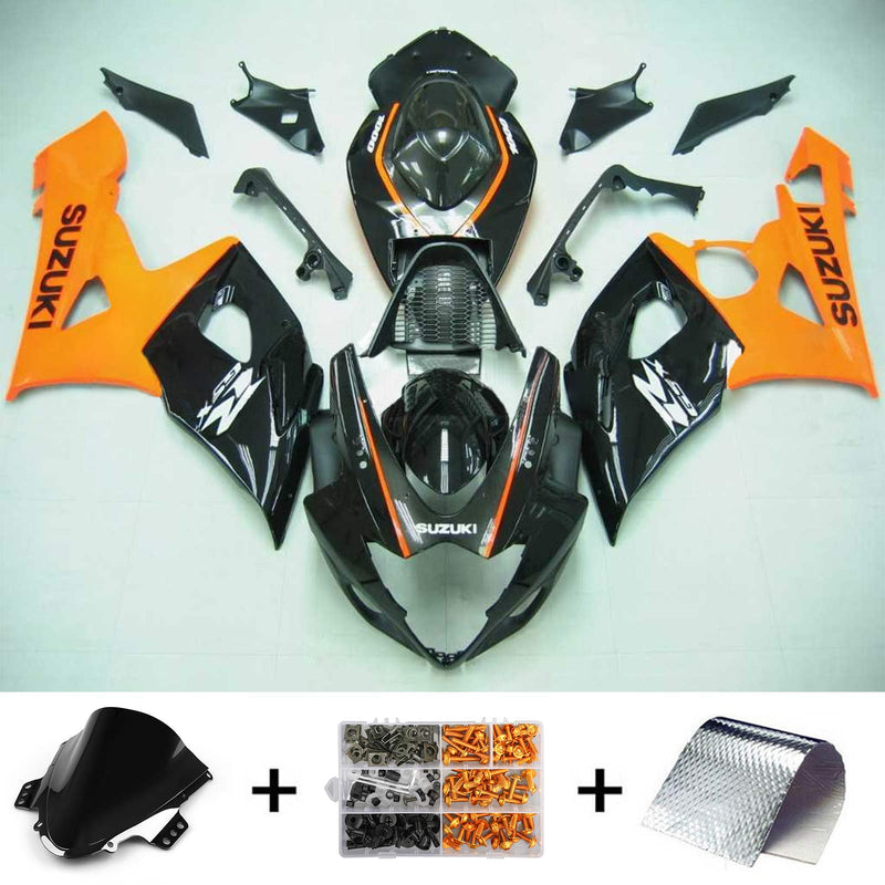 2005-2006 Suzuki GSXR1000 K5 Injektionsabzugs Kit Körperwerk Kunststoff ABS