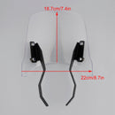 Windshield Wind Protection Fit for Honda Rebel 250 300 500 CL300 CL500 23-24