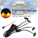 2016-2023 Toyota Tacoma Smoked Lens Amber Light Front Grille LED Light Kit