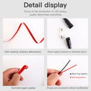 Auto Motorhaube LED Tagfahrlicht Streifen Flexible Dynamische Scan Starten