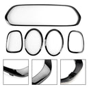 2014–2021 Mini Cooper F55 F56 F57 Schwarzer Kühlergrill Scheinwerfer Rücklichtblende