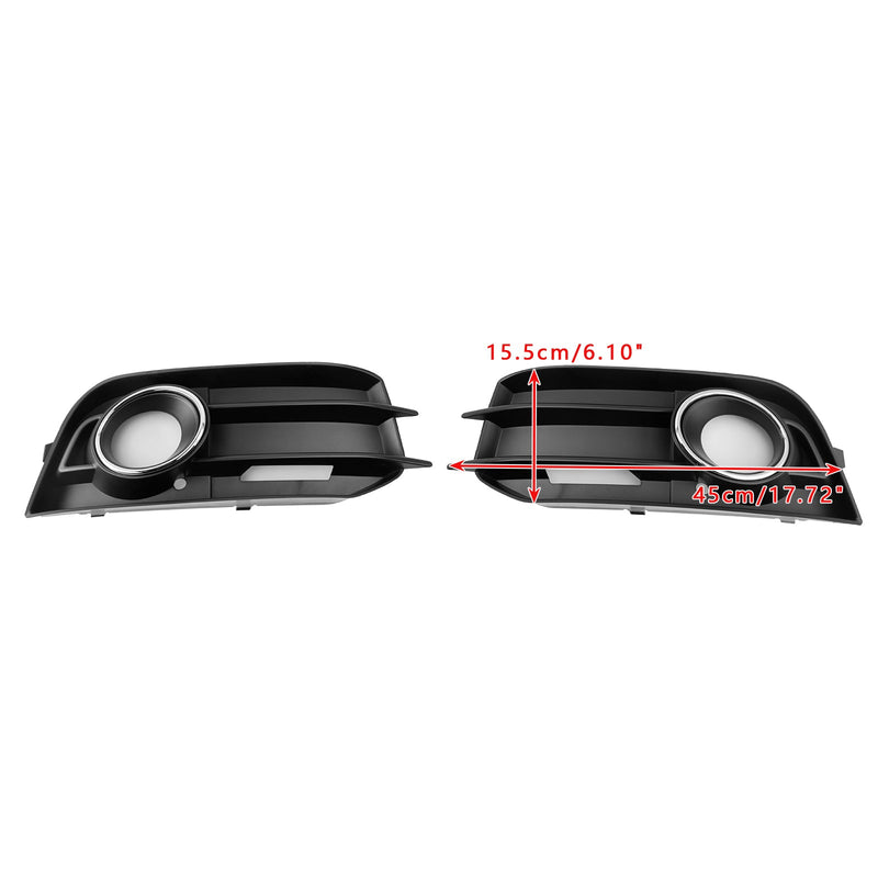 2011-2014 Audi A1 8x 2PCS tåkelys kjøligere grill foran basestang grilldeksel