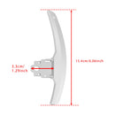 Schaltwippenverlängerung für BMW F-Serie F30 F31 F32 F10 X3 X5 Aluminium Silber