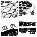 Front Kidney Grille Grill For BMW 1 Series F40 19-23 Silver Diamond Style
