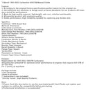 4-Zylinder-Vergaser 1905 AVS2, 650 CFM, manueller Choke