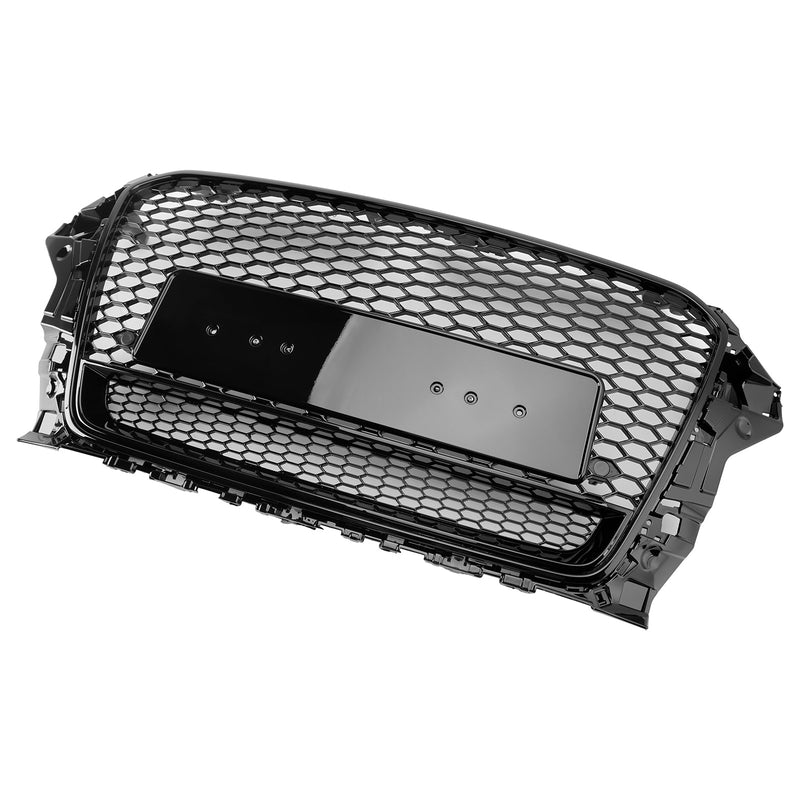 RS3 Style Front Honeycomb Bumper Grill für Audi A3 S3 2013-2016 mit Quattro