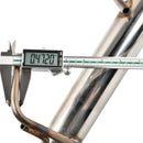 2008-2013 Infiniti G37 2dr kupé zadní tlumič výfuku výfukové potrubí z nerezové oceli