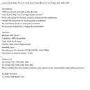 Mittelkonsolenblende für Radio und Lüftungsschlitze, schwarz, für Dodge Ram 2500/3500 (2003–2005)