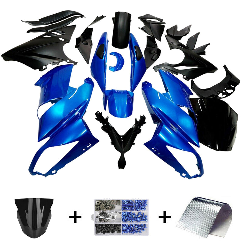 2009-2011 Kawasaki Ninja 650 ER-6F EX650 Zestaw owiewek wtryskowych Plastik