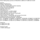 BMW X5 F15, F85 Elektrische Lenkung Zahnstange und Ritzel 32105A24384 32106881869