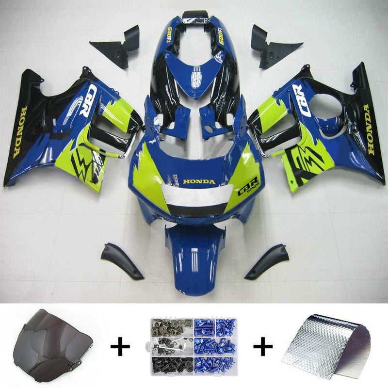 1995-1996 Honda CBR600 F3 injeksjonssalgssett body plast abs