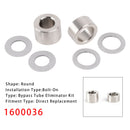 1600036 Bypass-Rohr-Eliminator-Kit-Aluminium-Shunts und Dichtungsscheiben-Bypass