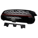 GP-tyylinen kiilto musta punainen verhoilu etugrilli Fit Mini Cooper F55 F56 F57 2014-2021