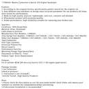 17080561 Marinevergaser 4 Barrel 350 Motor